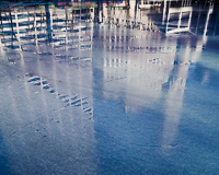 NYC, Bryant Park Ice Rink, 2017