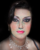 Pride Marcher, 2012, and Gustav Klimt Mada Primavesi, 1912